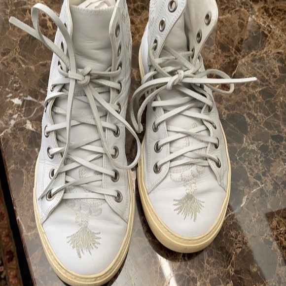 GUCCI MEN’s “RARE VINTAGE HIGH LEATHER HIGH TOPS” - Picture 10 of 16